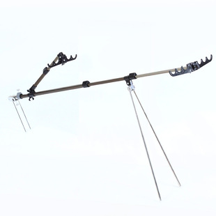 Multifunctional fishing rod bracket multi-rod adjustment bracket folding contraction rod bracket ground fishing supplies fishing gear wholesale