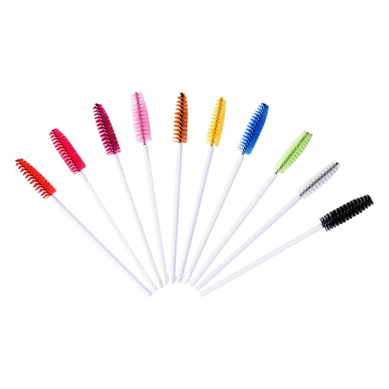 Grafting and Transplanting Eyelashes Single Color Disposable Eyelash Brush Spiral Eye Makeup Eyelash Curler Makeup Brush Wholesale