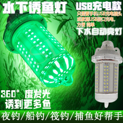充電水中誘魚灯集魚深水誘魚器雲南船用灯集魚水底漁灯船釣りいかだ釣り