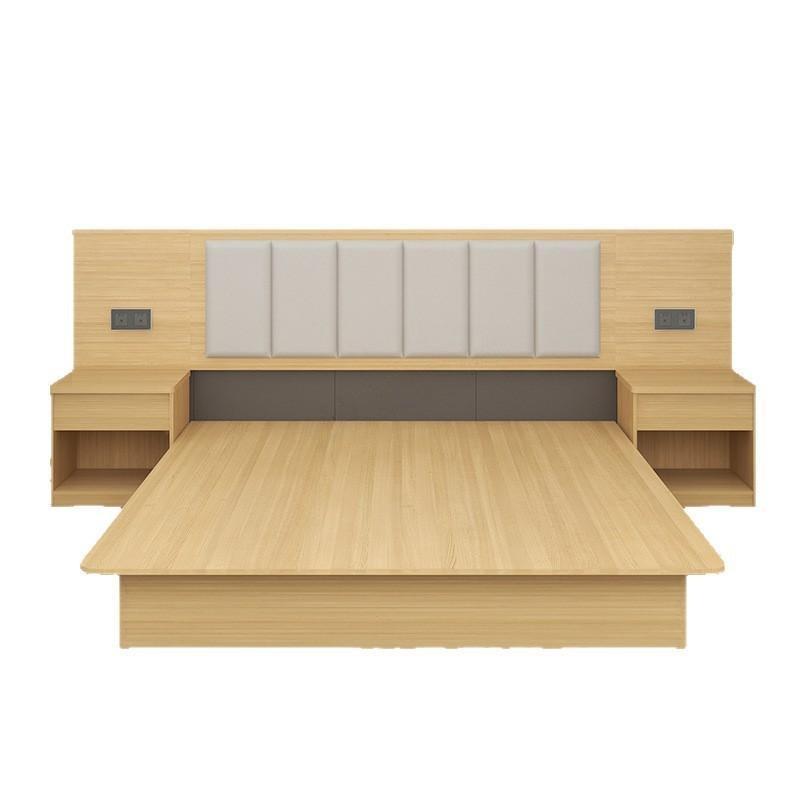 Camas específicas para hoteles, habitaciones tipo apartamento para pensiones, camas individuales y dobles, muebles de hotel de estilo moderno minimalista, juego completo para habitación estándar