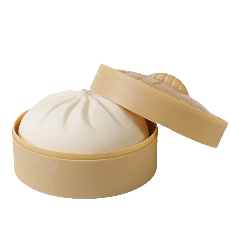 Juguete de peluche grande para aliviar el estrés, aprieta y desahoga, juguete de broma de TPR de rebote lento tipo xiaolongbao, juguete simulado para apretar.