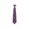 (No need to fight)--purple plaid tie