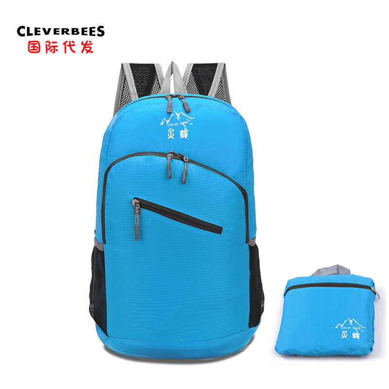 Luggage and luggage Manufactor wholesale Ultralight skin Foldable fold Backpack waterproof motion outdoors travel knapsack