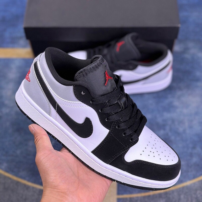 Pure Original Putian Aj1 White Gray Men's and Women's Shoes University Blue Men's Shoes Low-Top Casual Sports Couple Safety Sneakers