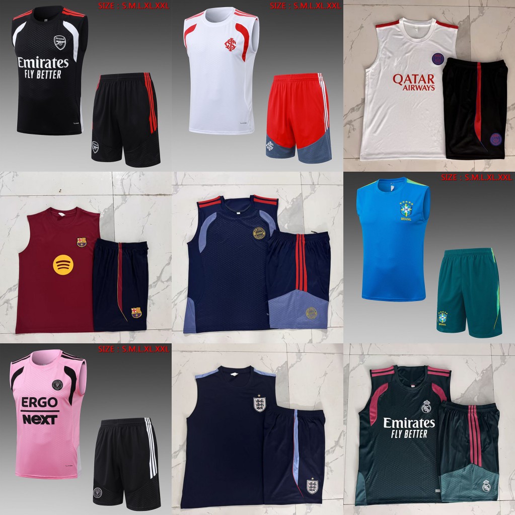 26-27 Arsenal, Barselona, Braziliya, Bayern Myunxen, Parij Sen-Jermen, Mayami, Angliya sport yeleklari va formalarini fabrikada to'g'ridan-to'g'ri ulgurji sotish