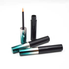 定制3ml 渐变银色渐变蓝色眼线液管 圆形眼线管睫毛增长液管