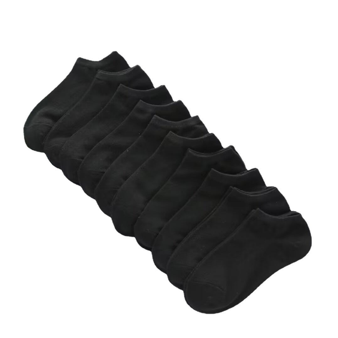 Calcetines de algodón peinado para hombres y mujeres calcetines Four Seasons calcetines de color caramelo de color sólido calcetines de algodón de cintura baja de negocios Casuales