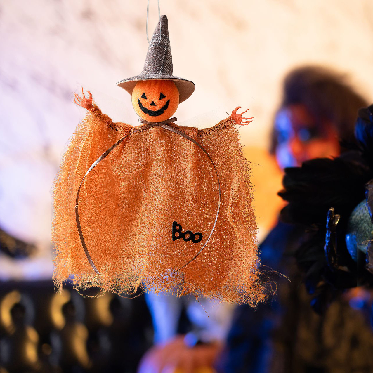 Joyas colgantes de muñecas de Halloween transfronterizas Colgante de muñecas de calabaza de terror de Halloween