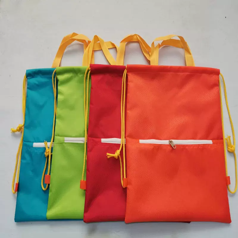 书包可定小学生儿童简易背包培训辅导班小孩广告宣传书包印字logo