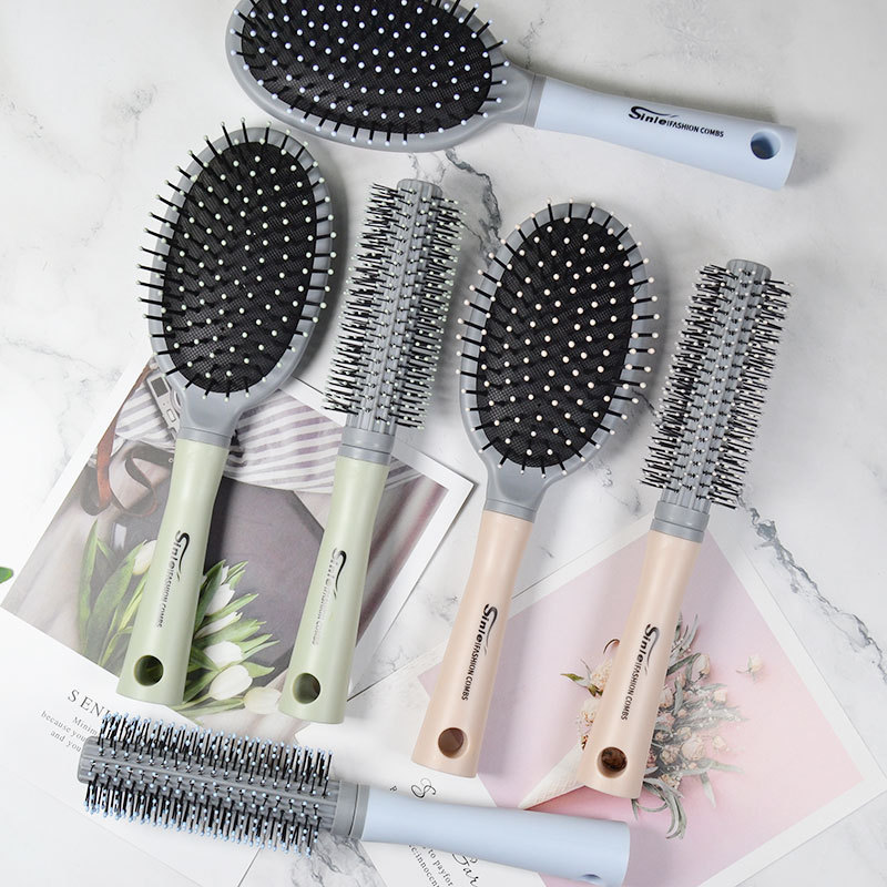 Bolsa de aire cojín de aire peine hogar masaje del cuero cabelludo peine hebilla interior peluquería peine costilla peine de plástico al por mayor