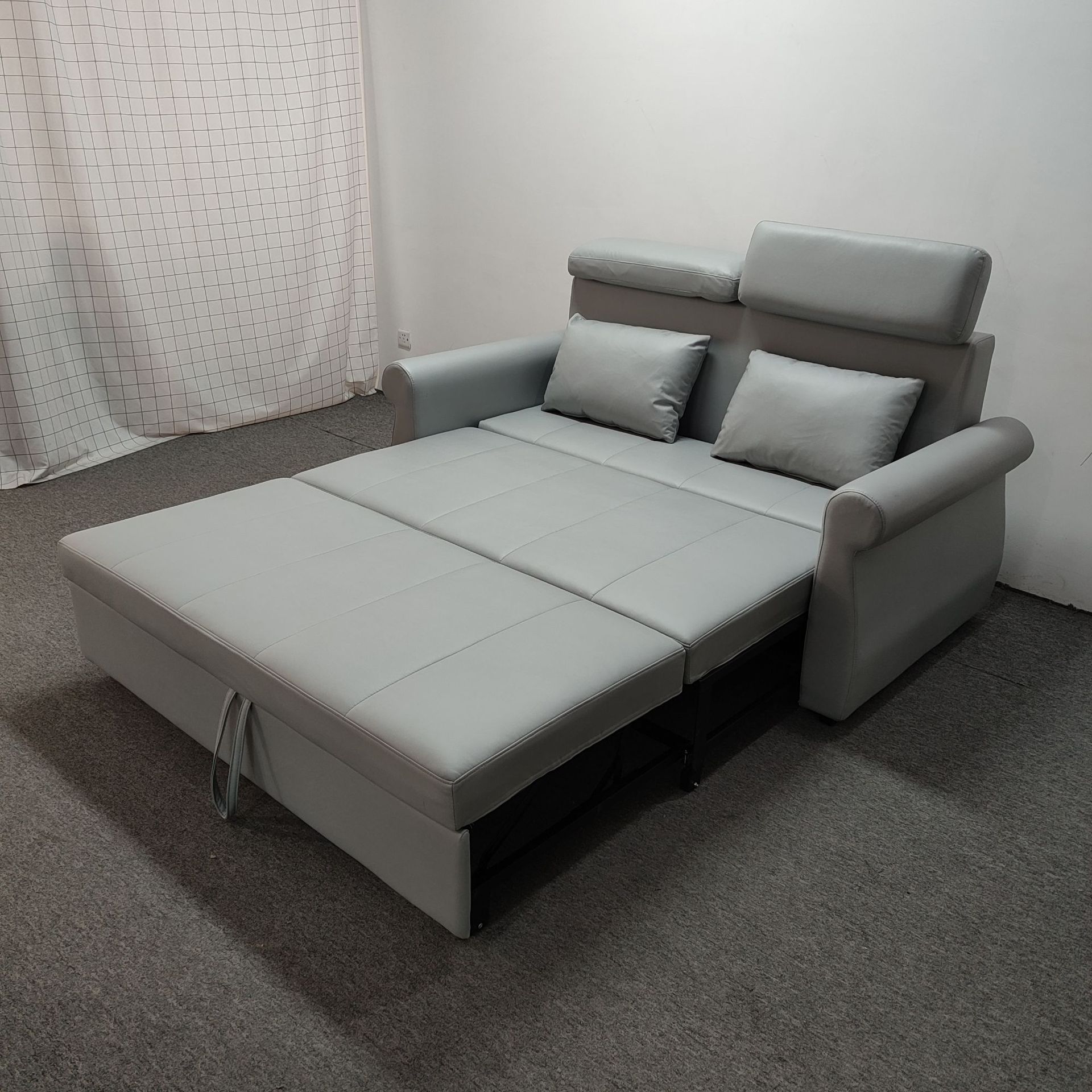 Sofá cama plegable 1.5m1.. 8 metros de casa pequeña cama plegable de látex para una sola persona tecnología de doble uso sofá cama