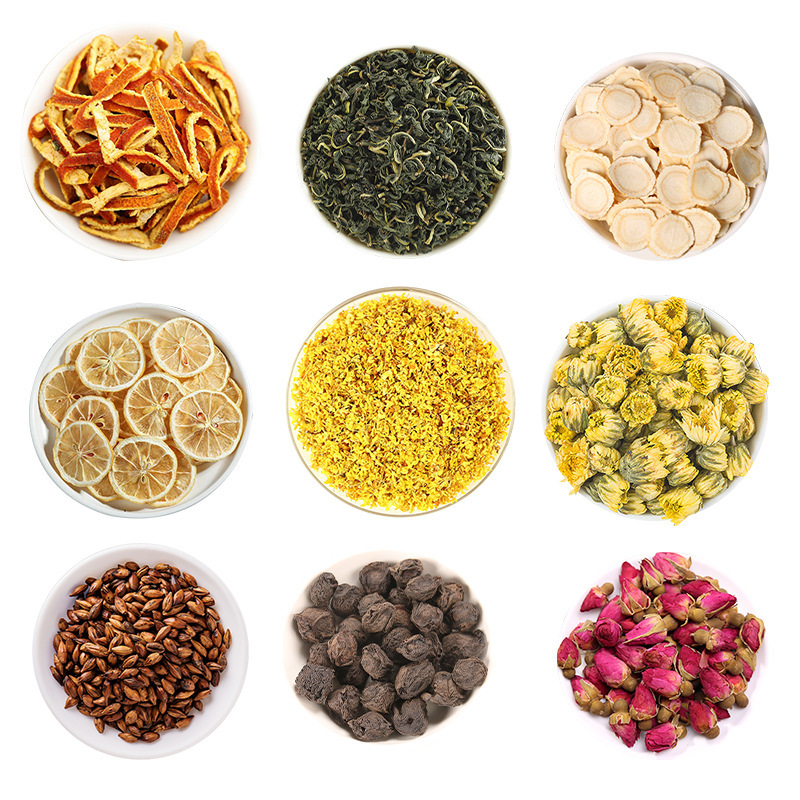 Scented tea powder batch of herbal tea food scented tea raw materials health scented tea brewing drinks fruit tea a variety of scented tea wholesale