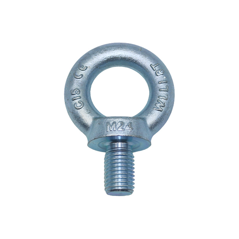 (2개) 눈 볼트 아연 도금 확장 눈 나사 해양 리프팅 링 너트 홀 링 나사