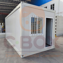 跨境批发Z型移动折叠打包箱 带地暖集装箱工地板房防火抵寒移动房