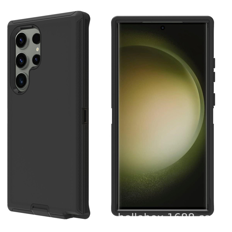 Applicable to Samsung S24Ultra three-proof mobile phone case otter robot S23 Plus three-proof all-inclusive protective case