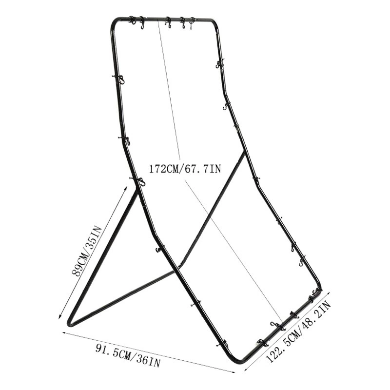 Бейсбольная практика отскок сетка отскок Софтбол Тренер Целевая сетка устройство отскока Обратный тренажер