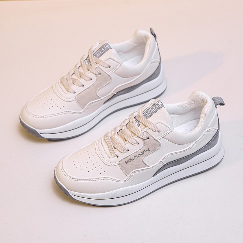 Plus Size Sports Shoes for Women 2025 Autum New Student Running Shoes Korean Style Casual Thick-Soled Comfortable Forrest Gump Shoes for Women