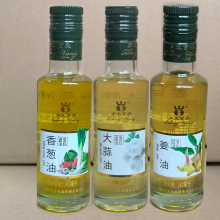 乡王食用姜油大蒜油香葱油142ml3瓶家用香油四川麻油调味拌菜