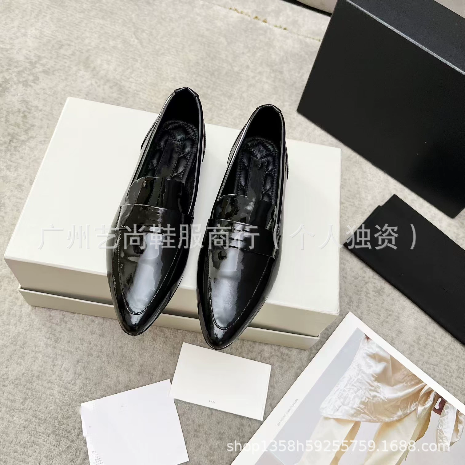 Модная обувь с заострённым носком, обувь для кожаной обуви, стиль Chanel, натуральная кожа