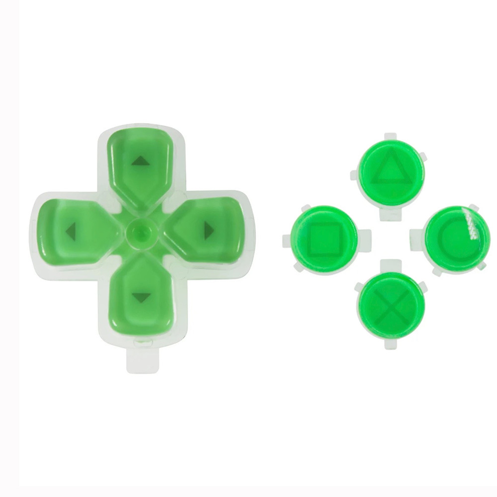 PS5 mango Botón de cristal ps5 Botón de función de dirección PS5Slim mango de color de Cristal DIY Botón de reemplazo