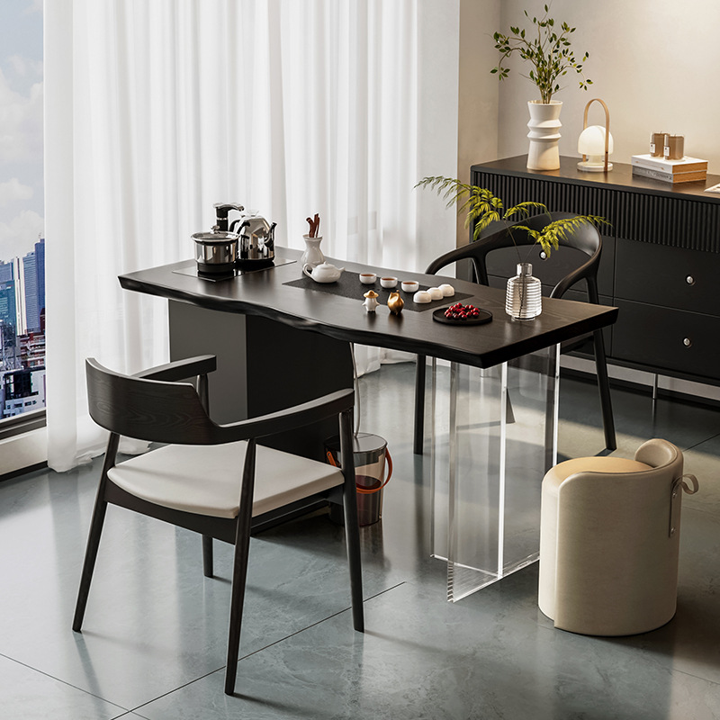 [패션 믹스앤 매치] 1.2 m 차 테이블 슈마이트 의자 히로시마 의자 등받이 의자