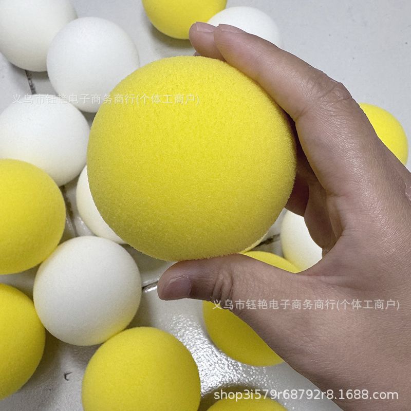 70mm yellow t-ball wall-rebound training ball for improving wrist strength, pre-game warm-up, portable training ball