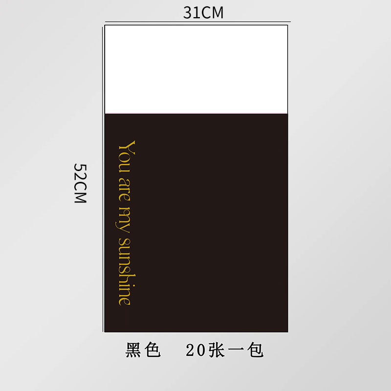 Huaxi nuevo eres mi bolsa de flores de sol bolsa de flores de moda inglesa bolsa transparente bolsa de flores de rosas