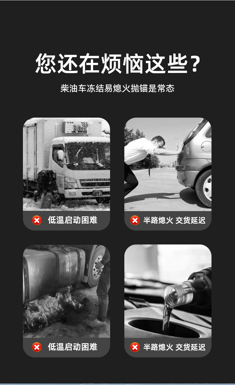 Diesel Anti-Freeze Winter Truck Engine Additive