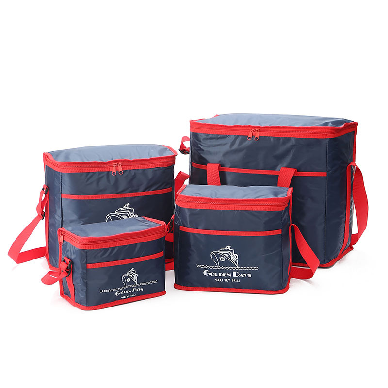 Bolsa Térmica Porta Alimentos de Tela Oxford, Portátil, Plegable, para Viaje