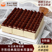 壹米汀方形经典提拉米苏蛋糕 咖啡厅商用甜品 冷冻慕斯蛋糕批发
