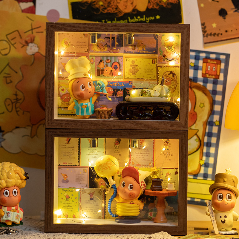 Bubble Mart Photo Frame Display Stand 1-7 Generations Ono Display Box 3D Picture Frame Scene 8inch Decorative Figurine Storage Box Bubble Mart Photo Frame Display Stand 1-7 Generations Ono Display Box 3D Picture Frame Scene 8inch Decorative Figurine Storage Box
