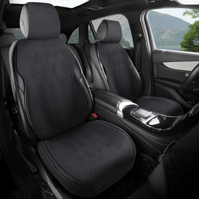 Seat Covers, Car Seat Covers, Factory | Four Seasons Pad - hk-mysterious-black-split-head-standard-version