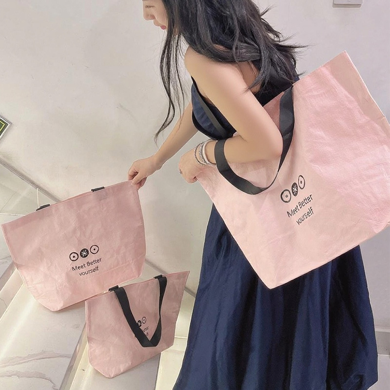 超大展会手提袋塑料编织袋手提包定做彩印蛇皮袋定制手提编织袋子|undefined