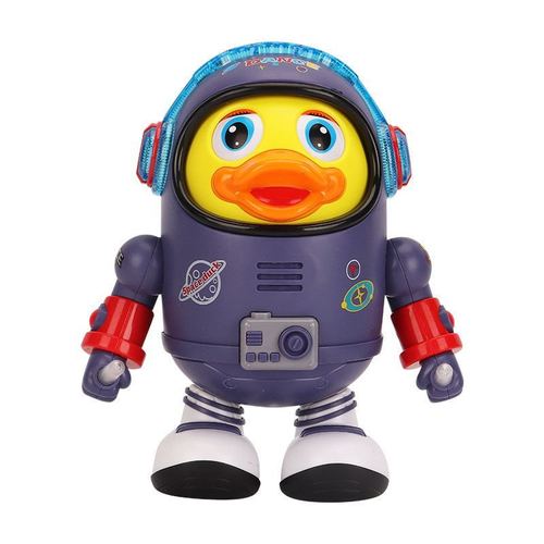 New Year's Eve Dancing Space Duck Children's Electric Dancing Panda Robot Light Music Toy Street Stall Wholesale