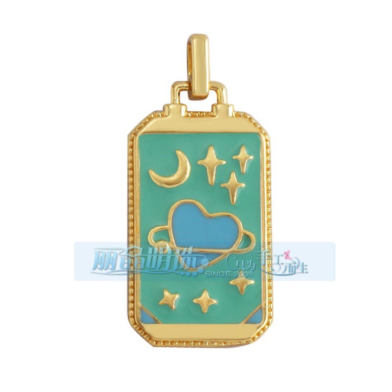 6g Weight Pendant Jewelry Making Type 15*30mm Jewelry Making Size Zircon Inlay Material DIY Jewelry Accessories Classification Hole 3~3.9mm Hole Size 1 Piece Quantity Copper Material Card Pattern Inlay Design Simple Style Style 1 Piece 15*30mm Hole 3~3.9mm Copper Zircon Card Pendant 33