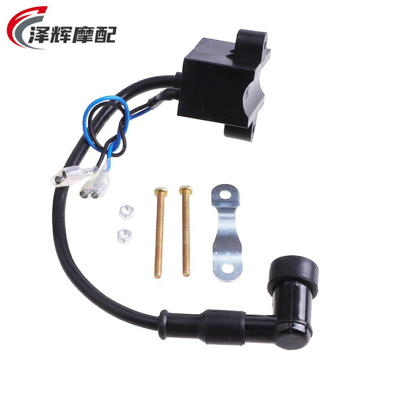 Mini 49Cc 60Cc 80Cc Bicycle Two-Stroke Engine Accessories Silicone High-Voltage Package Igniter Coil