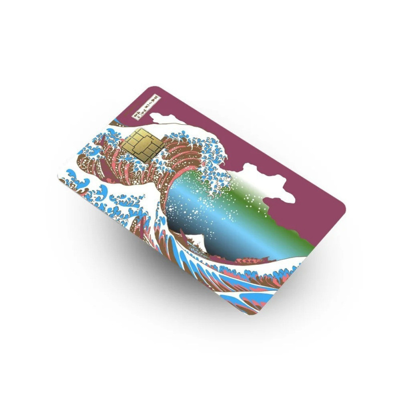 Calcomanía Impermeable para Tarjetas Bancarias de PVC Impermeable y Antideslizante para Tarjetas Bancarias