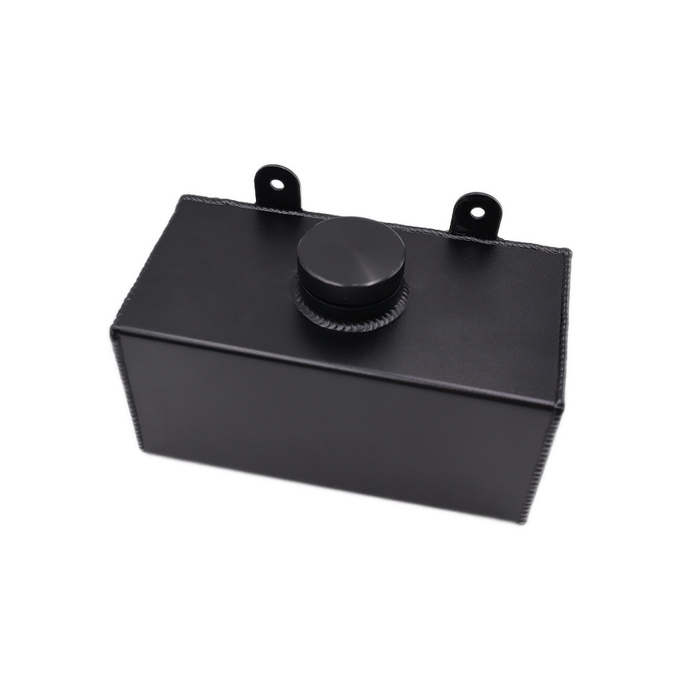 Cross-Border Automotive Parts Modified Auxiliary Water Tank, Aluminum Alloy Auxiliary Water Bottle, Water Tank Cooling and Ventilation Pot, Defoaming Pot, 2L