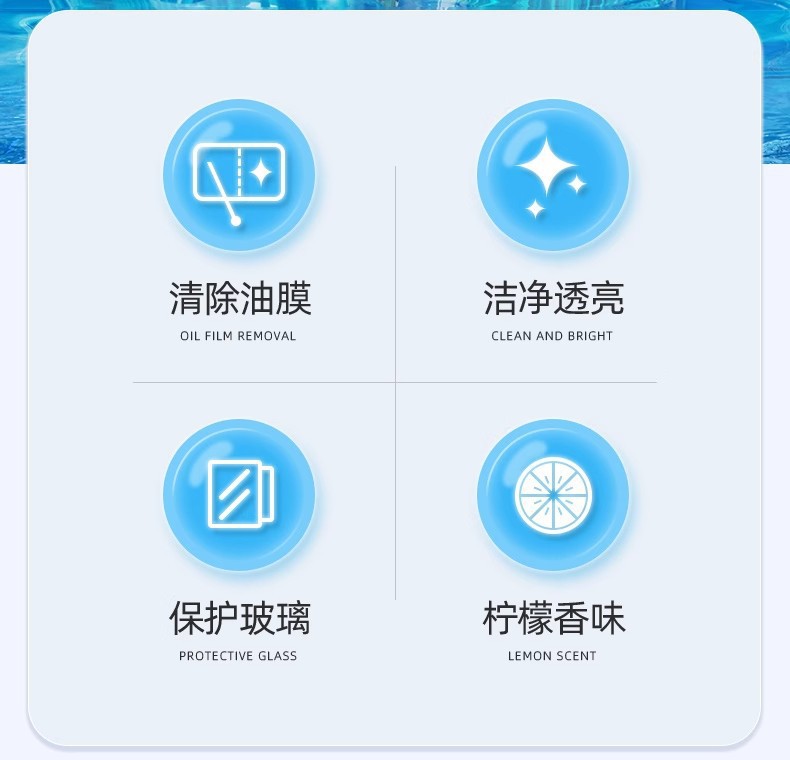 Anti-Freeze Glass Water Minus 40 Degrees Powerful Oil Removal Film Car Special Winter -25 Degrees Car Concentrated Glass Water