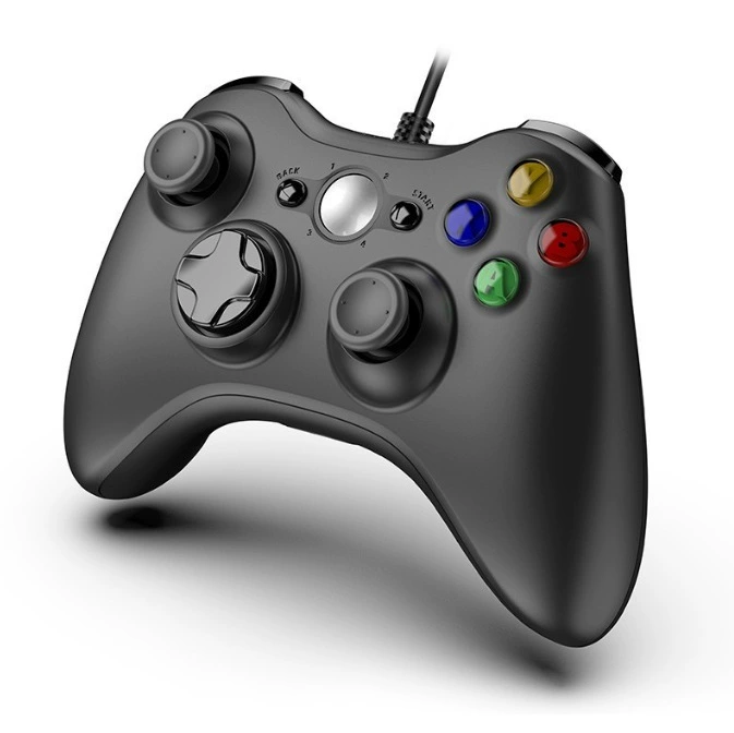 Совместная игровая консоль, совместный аркадный геймпад на 360, проводной, без задержки с вибрацией, проводной геймпад