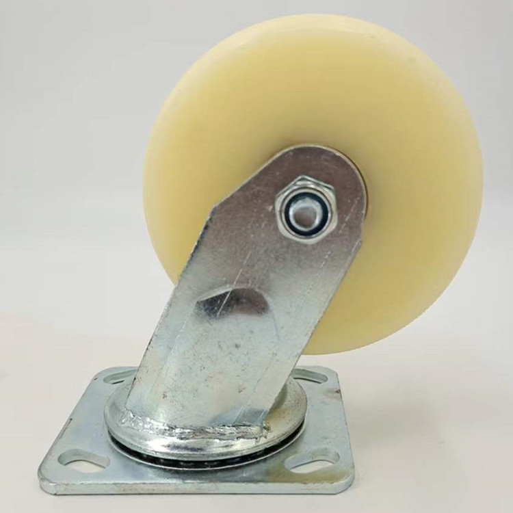 4寸5 寸工业重型尼龙轮 6 8寸尼龙工业万向定向脚轮
