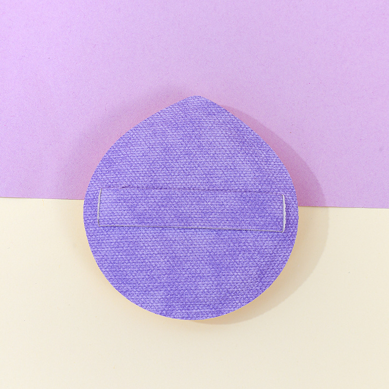 Fábrica personalizada de alta gama de cuero algodón de azúcar soplo de polvo para fijar el maquillaje sin polvo q bala 100 puntos de maquillaje esponja cojín de aire al por mayor