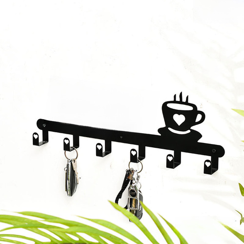 Thickened Kitchen Hook Magic No-Nail Wall Mounted Multi-Function Spice Rack Coffee Multi-Layer Hook Shelf