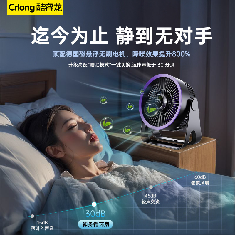 新型卓上扇風機 強風 USB充電式 学生寮 オフィス 寝室 デスクトップ 静音|undefined