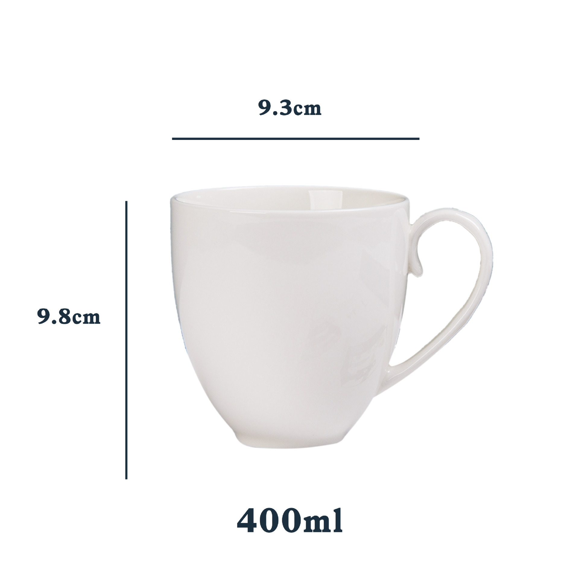 Dehua reducción de alta temperatura porcelana blanca cerámica regalo promoción regalo taza porcelana tazas cunstom