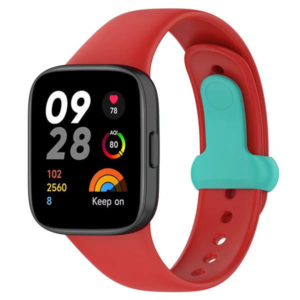 Red+teal buckle