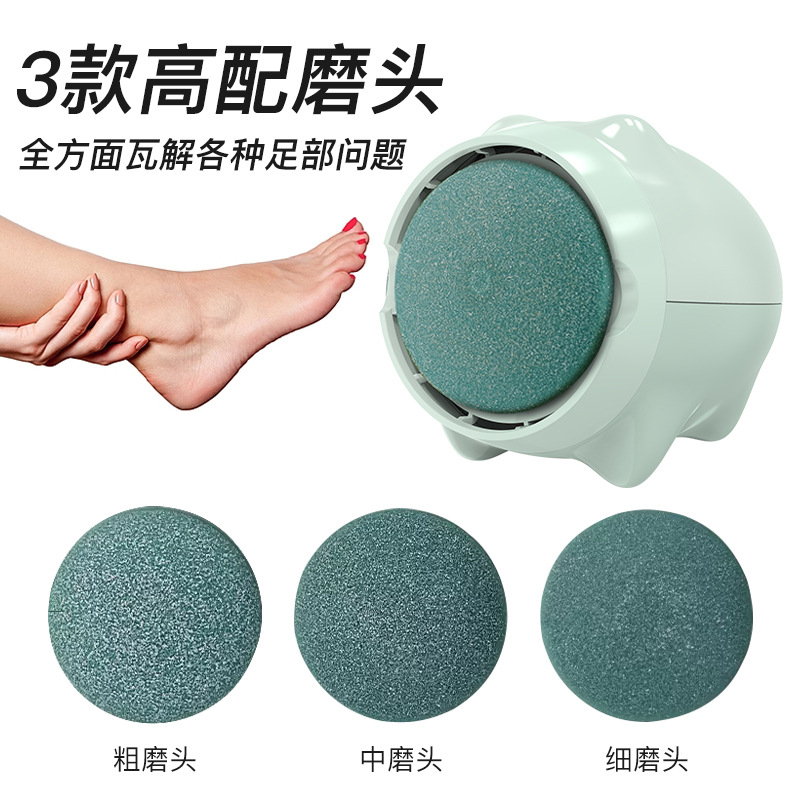 Electric foot grinder to remove dead skin, calluses and cuticles, pedicure machine, pedicure machine, rechargeable microdermabrasion tool wholesale