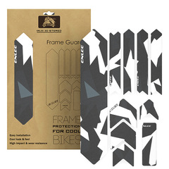 新款自行車貼膜前叉貼山地公路車架保護膜騎行裝飾貼紙騎行3D貼紙