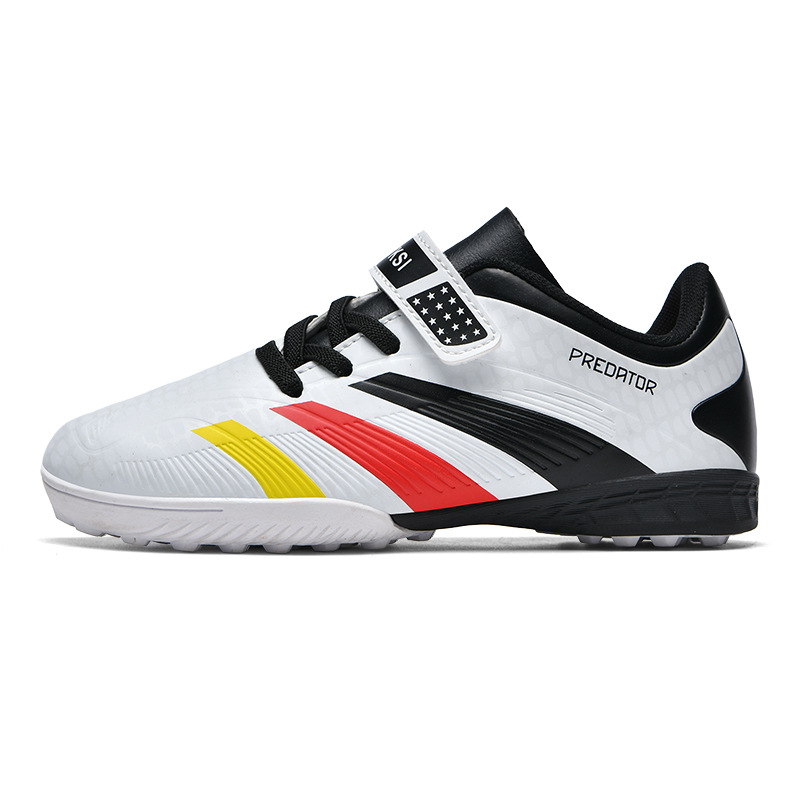 Nuevos estudiantes velcro clavos zapatos de entrenamiento deportivos para hombres y mujeres zapatos de fútbol para niños zapatos de fútbol