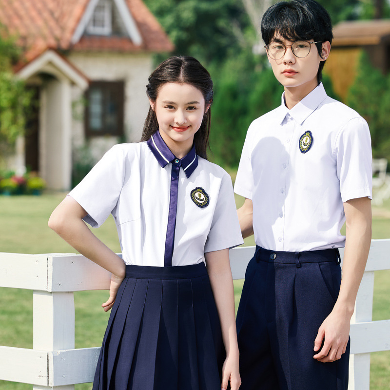 Hotel Front Desk Work Clothes Shirt Men's and Women's Spring Billiards Billiards Club Cashier Attendant Work Clothes Shirt